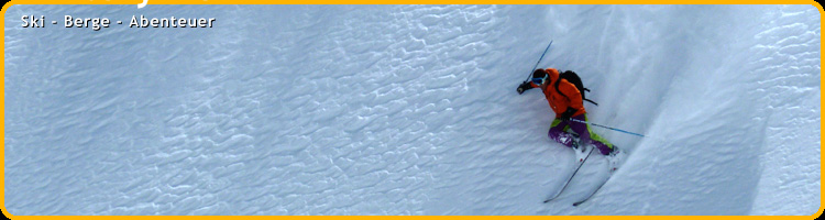 Ski-Berge-Abenteuer